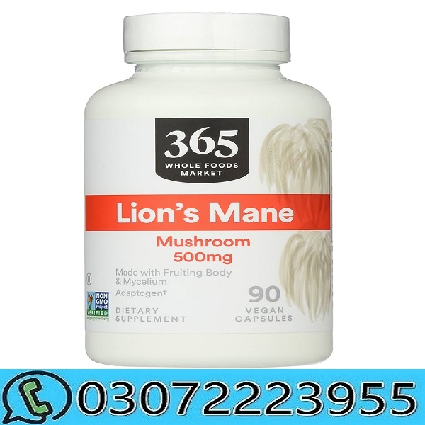 365 Lion’S Mane Mushroom 500mg in Pakistan