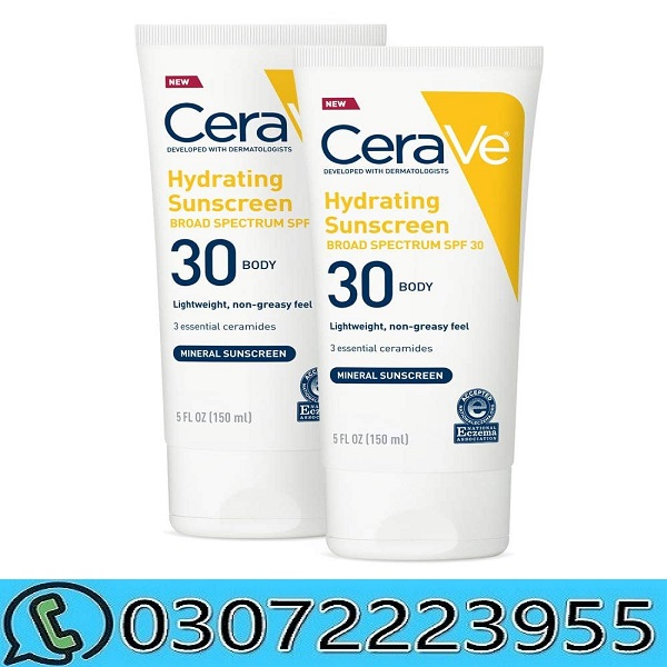 Cerave Hydrating Mineral Sunscreen in Pakistan