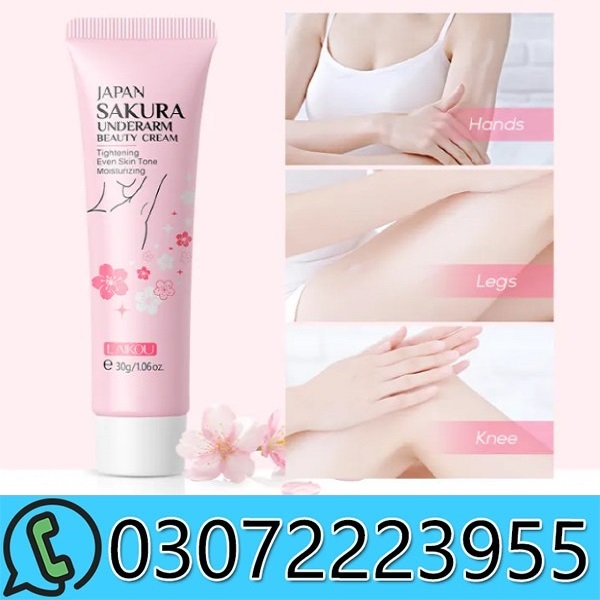 Laikou Japan Sakura Underarm Cream in Pakistan