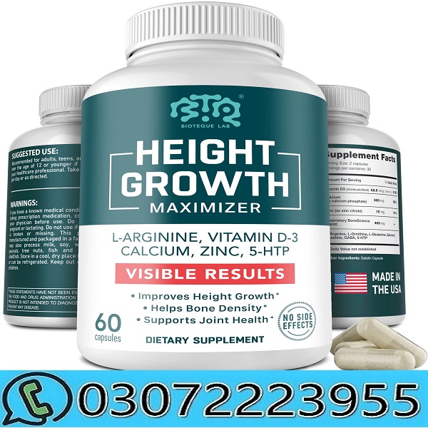Maximum Strength Height Growth in Pakistan
