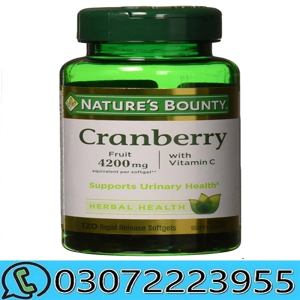 Nature'S Bounty Cranberry With Vitamin C 120 Softgels in Pakistan