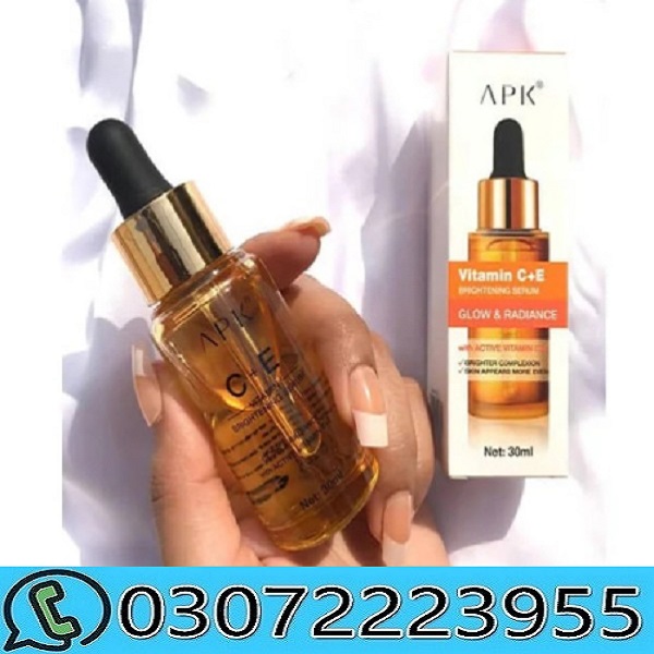 Apk vitamin C+E Brightening Face serum in Pakistan