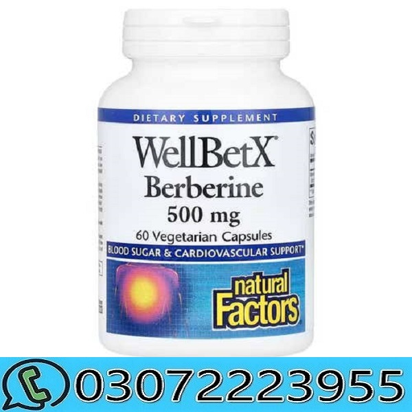 WellBetX Berberine 500mg In Pakistan