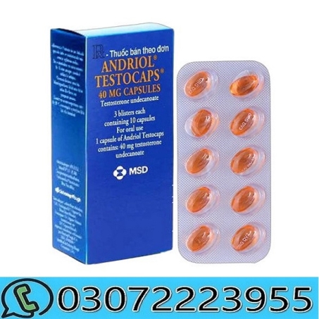 Andriol Testocaps Capsules Sale in Pakistan