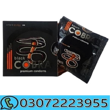 Black Cobra premium Condoms in Pakistan