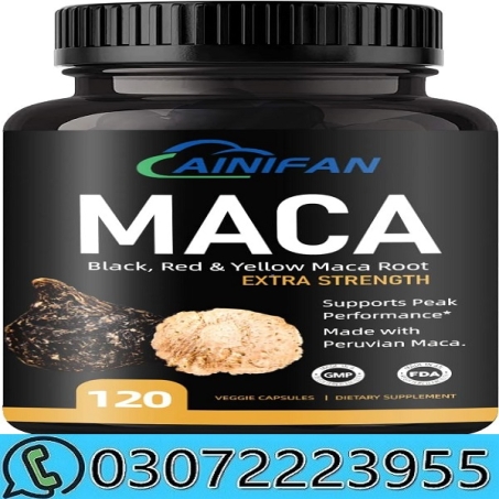 Black Maca root Capsules For Men in Pakistan