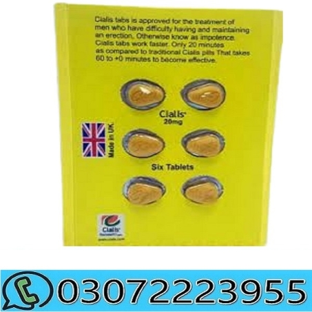 Cialis Pack Of 6 Tablets in Pakistan