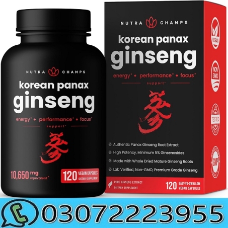 Korean Red Ginseng Capsules in Pakistan