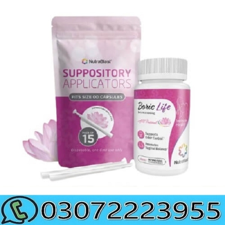 Nutrablast Boric Acid Vaginal Suppositories in Pakistan