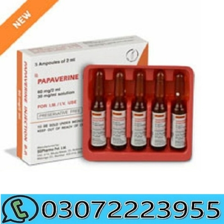Papaverine injection in pakistan